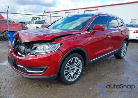 2017 Lincoln Mkx Reserve z USA, uszkodzony, nr VIN 2LMPJ8LR6HBL41272